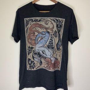 Grunge Mermaid Slouchy Tee